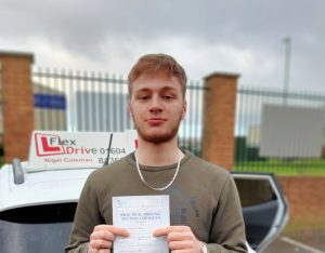 Driving Lessons in Northampton | Archie passed with Flexdrive Driving School