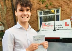 Driving Lessons in Northampton | Eryk passed with Flexdrive Driving School