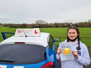 Driving Lessons in Wellingborough | Karolina passed 1st time with Flexdrive Driving School