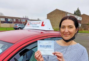 Automatic Driving Lessons in Wellingborough | Janene passes with Flexdrive Driving School