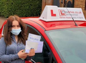 Driving Lessons in Kettering | Gemma passed 1st time with Flexdrive Driving School