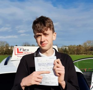 Driving Lessons in Wellingborough | Jack Barden passes with Flexdrive Driving School