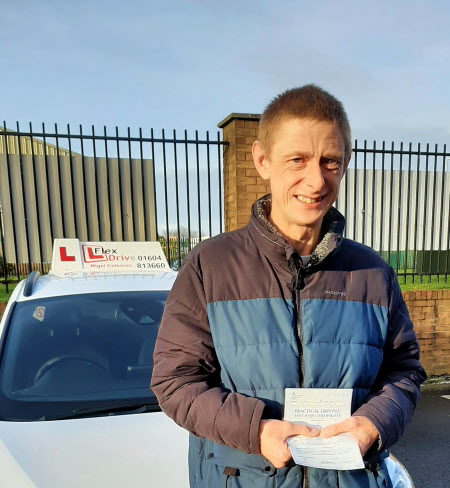 Driving Lessons in Northampton | Stephen passed with Flexdrive Driving School