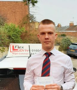 Driving Lessons in Northampton | Lewis passed with Flexdrive Driving School