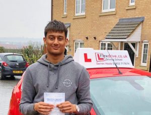 Driving Lessons in Kettering | Sachin passed with Flexdrive Driving School