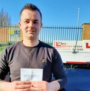 Driving Lessons in Northampton | Sebastian passed with Flexdrive Driving School