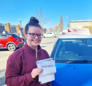 Driving Lessons in Northampton | Xan passed with Flexdrive Driving School