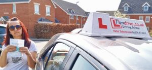 Automatic Driving Lessons in Kettering | Zaneta Grzywacz passes 1st time with Flexdrive Driving School