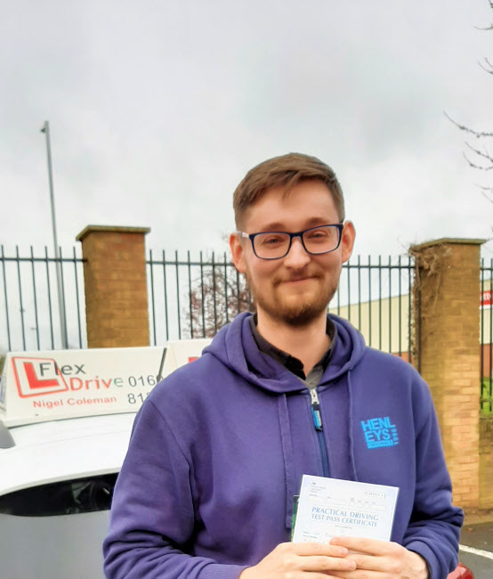 Driving Lessons in Northampton | Owen passed with Flexdrive Driving School