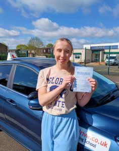 Driving Lessons in Wellingborough | Rosie Clark passes 1st time with Flexdrive Driving School