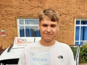 Driving Lessons in Northampton | Nathan passed with Flexdrive Driving School