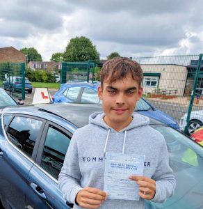 Driving Lessons in Wellingborough | Christiaan passes with Flexdrive Driving School