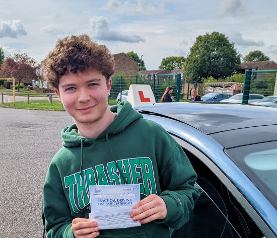 Driving Lessons in Wellingborough | Jake passed 1st time with Flexdrive Driving School