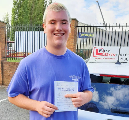 Driving Lessons in Northampton | James passed with Flexdrive Driving School