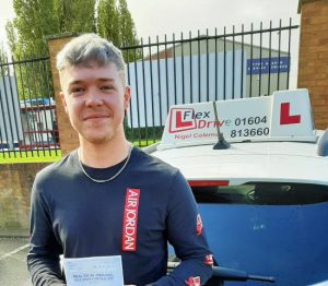 Driving Lessons in Northampton | Ryan Ward passed with Flexdrive Driving School