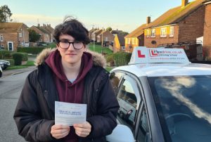 Driving Lessons in Kettering | Ryan passed 1st time with Flexdrive Driving School