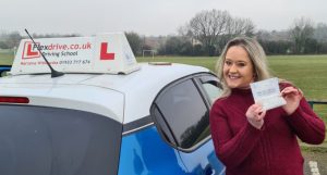 Driving Lessons in Wellingborough | Izabela passed with Flexdrive Driving School