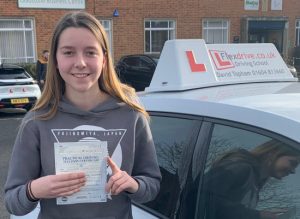 Driving Lessons in Northampton | Jenn Mann passed 1st time with Flexdrive Driving School