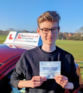 Automatic Driving Lessons in Wellingborough | Marcus passed with Flexdrive Driving School