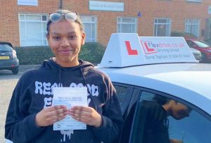 Driving Lessons in Northampton | Phebe passed with Flexdrive Driving School