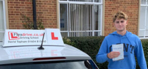 Driving Lessons in Northampton | Freddie passed 1st time with Flexdrive Driving School