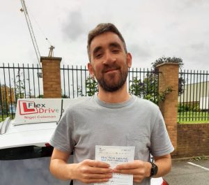 Driving Lessons in Northampton | Anthony passed with Flexdrive Driving School