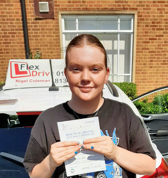 Driving Lessons in Northampton | Keir Freeman passed with Flexdrive Driving School