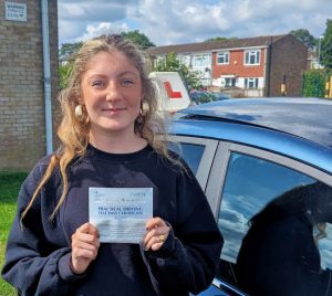 Driving Lessons in Wellingborough | Maddie passed with Flexdrive Driving School