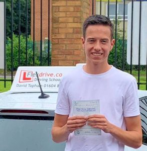 Driving Lessons in Northampton | William Stevenson passed with Flexdrive Driving School