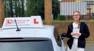 Driving Lessons in Northampton | Izzie Passed with Flexdrive Driving School