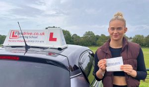 Driving Lessons in Wellingborough | Poppy passed with Flexdrive Driving School