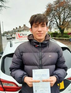 Driving Lessons in Northampton and Kettering | Kristiaan Zago passes with Flexdrive Driving School