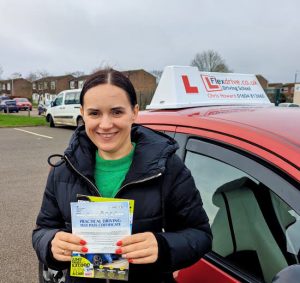 Automatic Driving Lessons in Wellingborough | Ana passed with Flexdrive Driving School