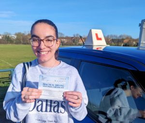 Driving Lessons in Wellingborough | Libby passed with Flexdrive Driving School