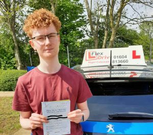 Driving Lessons in Kettering | Adam Turner passes with Flexdrive Driving School