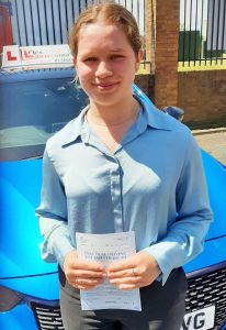 Driving Lesson in Northampton | Evie Fernley passed with Flexdrive Driving School