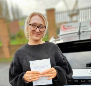 Driving Lessons in Northampton | Ashleigh passed with Flexdrive Driving School