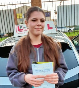 Driving Lessons in Northampton | congratulations Kimberley on a super 1st time PASS