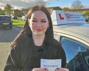 Automatic Driving Lessons in Wellingborough | Ellie Jones-King passed with Flexdrive Driving School