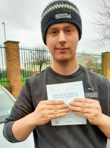 Driving Lessons in Northampton | Harvey passed with Flexdrive Driving School