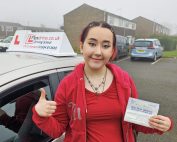 Automatic Driving Lessons in Wellingborough | Cali passed with Flexdrive Driving School